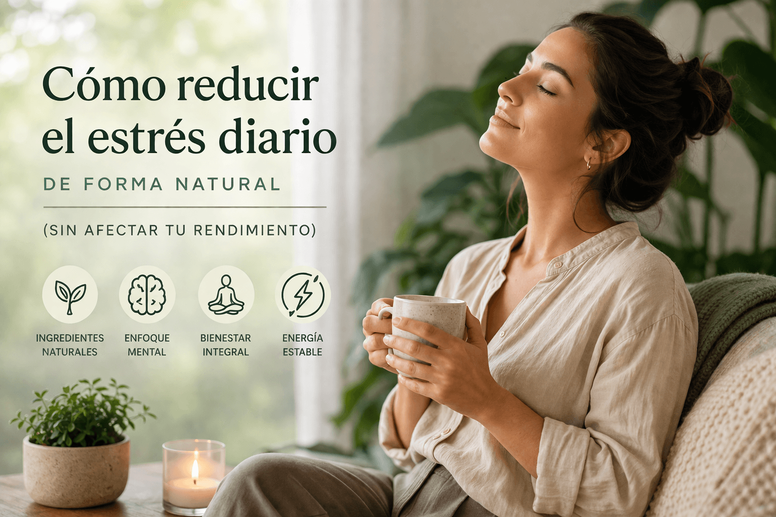 cómo reducir el estrés diario de forma natural