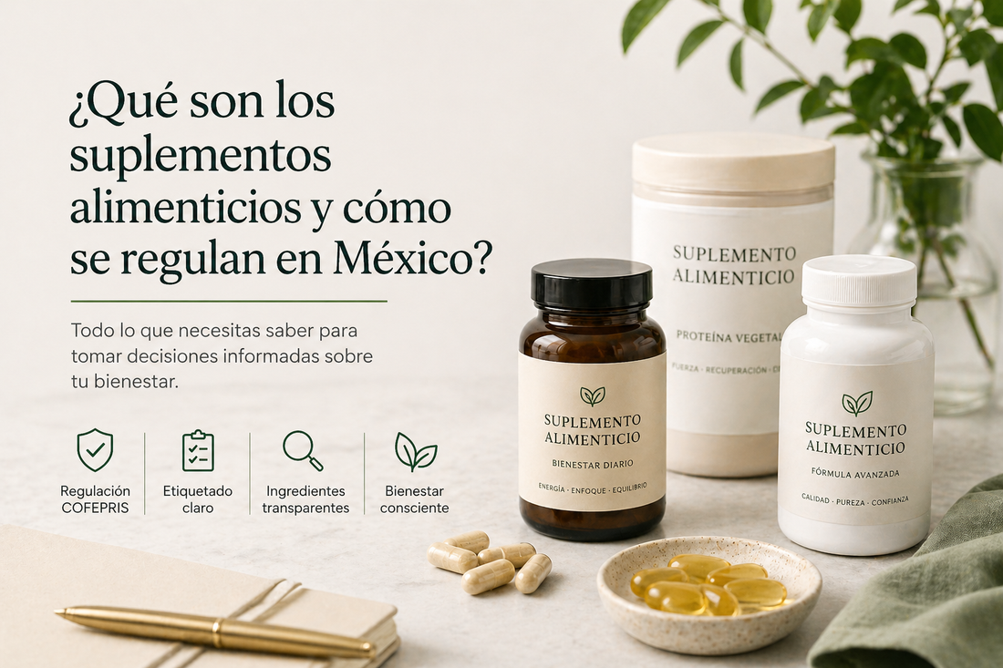 Conoce qué son los suplementos alimenticios, cómo se regulan en México y qué debes revisar antes de consumirlos.